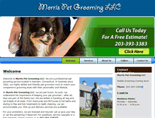 Tablet Screenshot of morrisgroomingservice.com